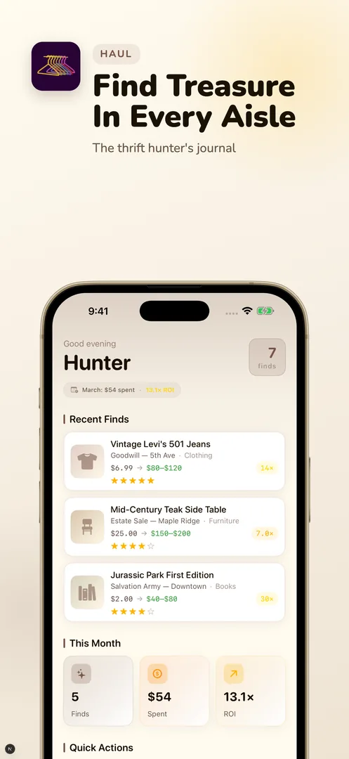 Haul screenshot 1