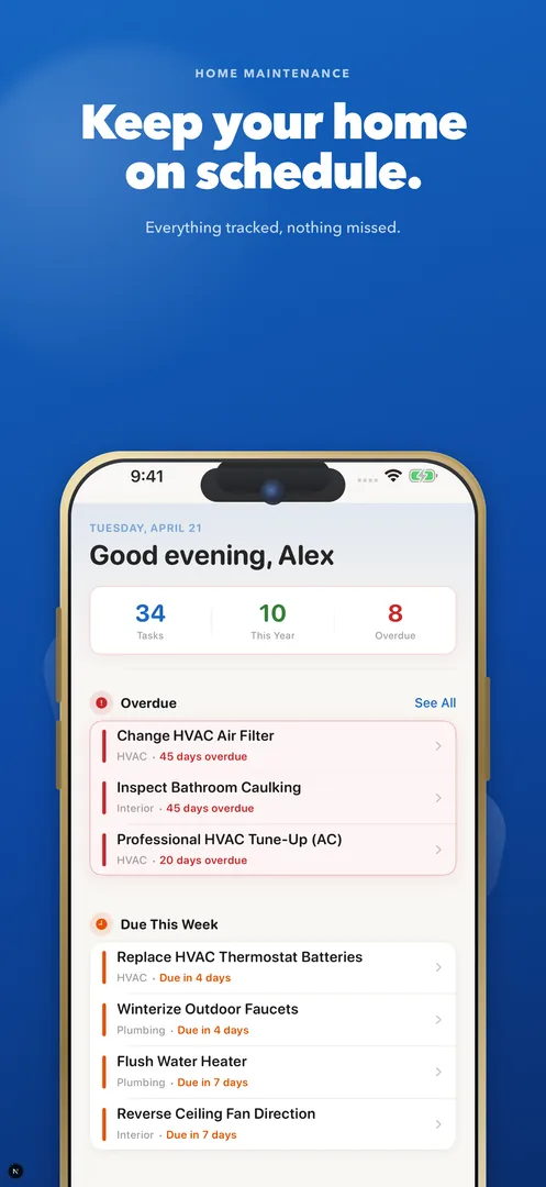 Upkeep screenshot 1